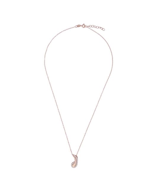 Orphelia Metallic 'Tilou' 925 Sterling Chain With Pendant
