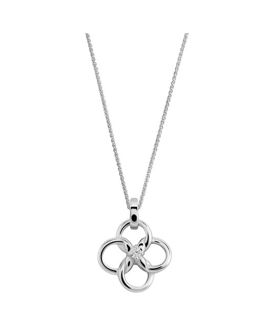 Orphelia Metallic 'Aida' 925 Sterling Set: Necklace + Earrings + Ring