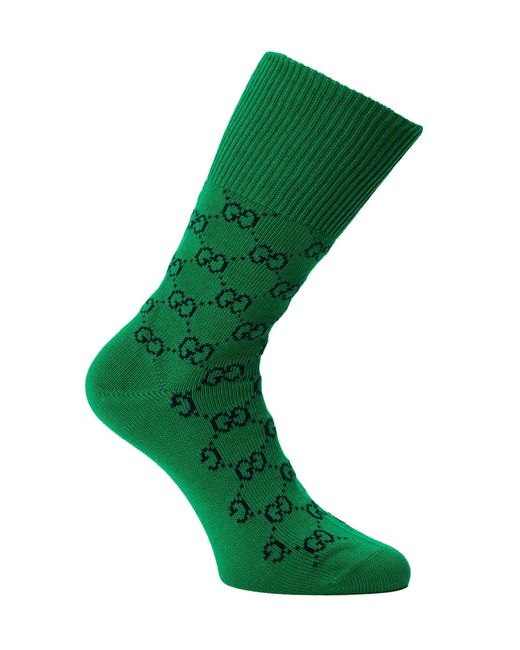 Gucci Sokken Met Monogramlogo in het Green