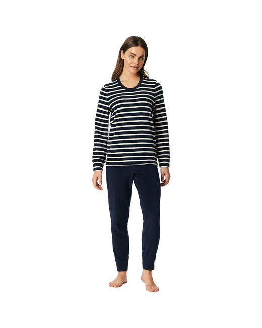 Schiesser Pyjama in het Blue