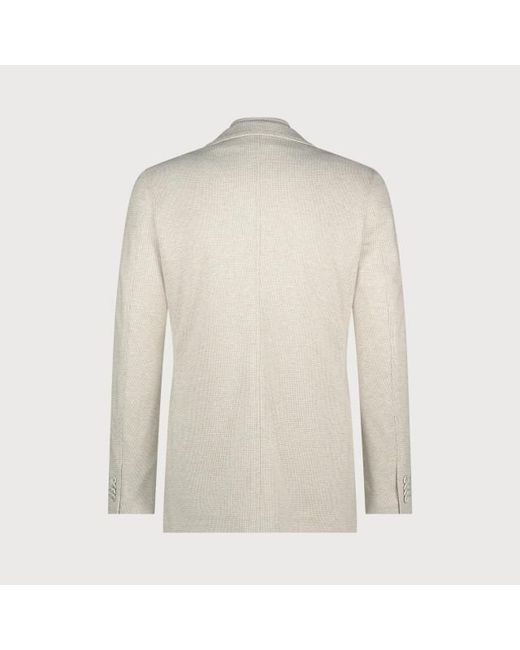 BLUE INDUSTRY Het Jersey Colbert in het Natural voor heren