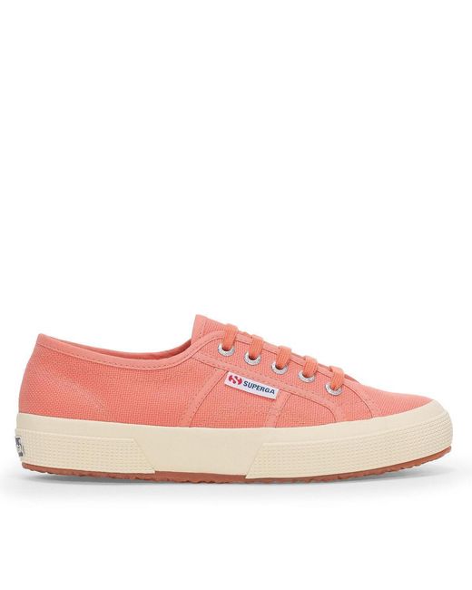 Superga Pink Adult 2750 Cotu Classic Vegan Trainers Dusty/Off)