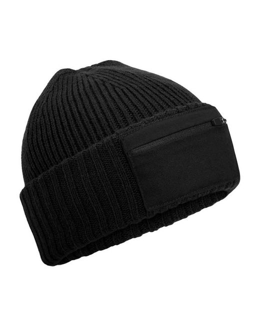 BEECHFIELD® Zip Patch Muts in het Black