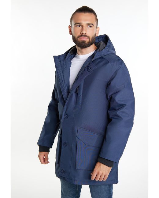 Icebound Parka Marine in het Blue voor heren