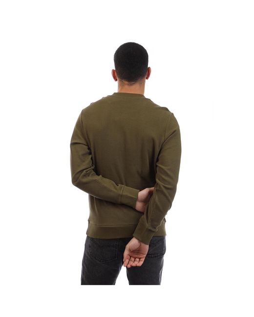 DIESEL Geribbeld Sweatshirt in het Green voor heren