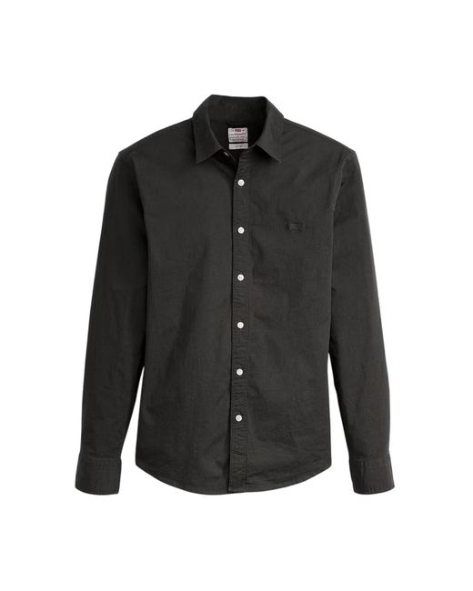 Levi's Effen Slim Overhemd (Jet) in het Black voor heren