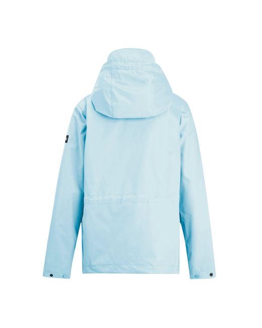 Regatta Blue Ladies Bayletta Grid Distress Waterproof Jacket (Skyway)