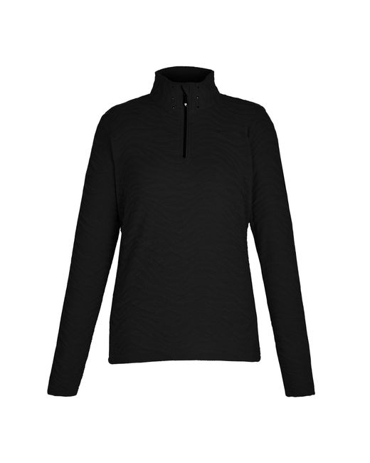 Dare 2b Black Ladies Glamourize Iii Quilted Quarter Zip Midlayer