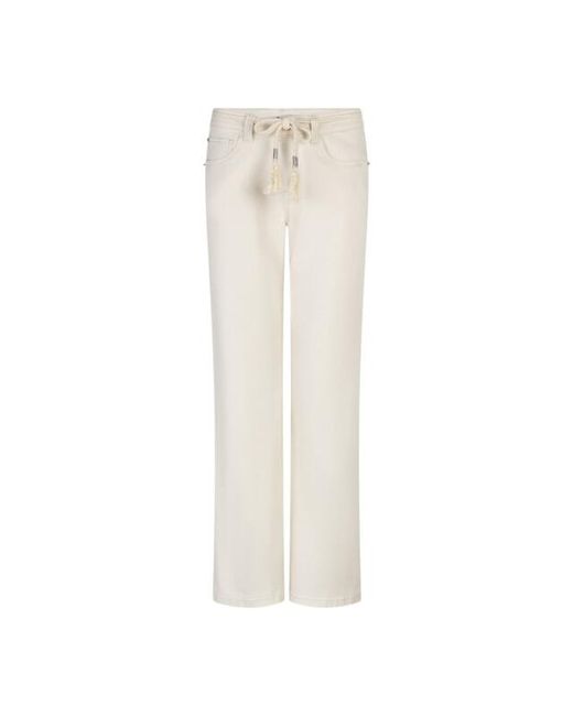 Red Button Colette Belt in het White