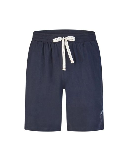 Phil & Co. Berlin Shortama Korte Pyjama Set Rood/Donkerblauw Gestreept in het Red voor heren