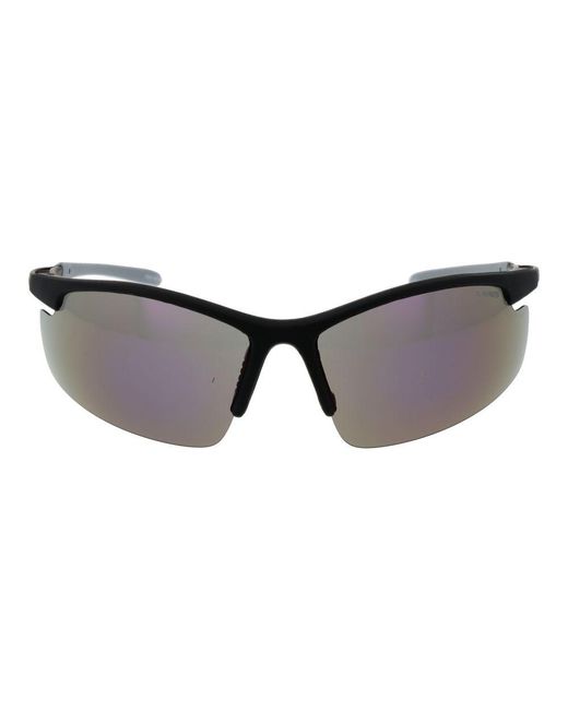Champion Brown Blue Stainless Steel Sunglasses for men
