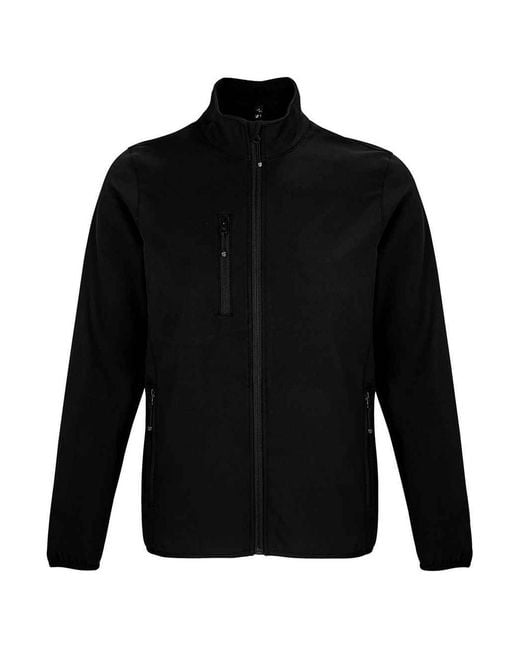 Sol's Falcon Soft Shell Jas in het Black voor heren