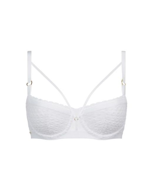 Chantelle Monogram Half-Cup Balcony Bra in het White