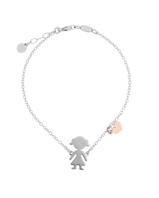 Orphelia Metallic 'Lyra' 925 Sterling Bracelet