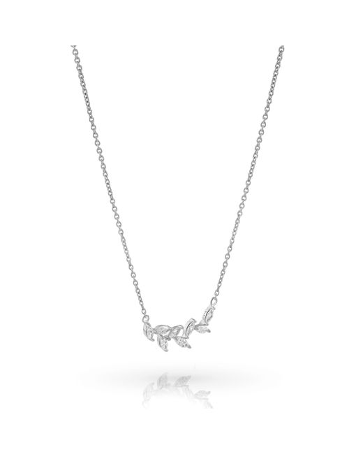 Orphelia Metallic 'Charlene' 925 Sterling Necklace