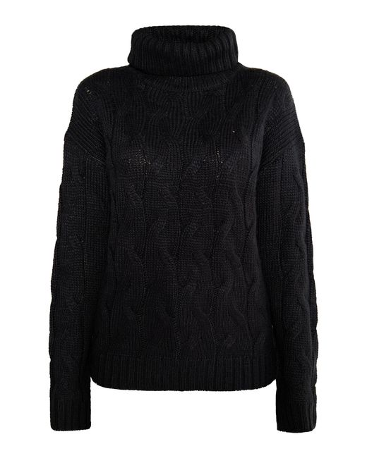 myMo Black Strickpullover Damen