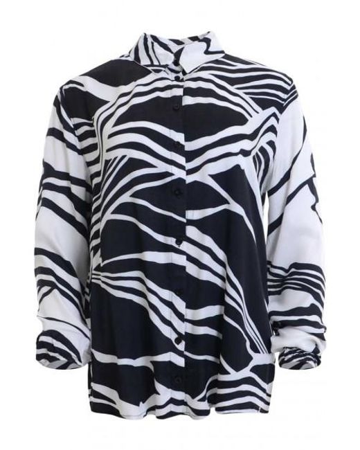 Maicazz Fenna-Blouse Su23.20.006 in het Blue