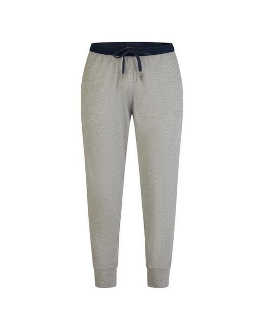 Phil & Co. Berlin Essential Pyjama Set Korte Mouw Donkerblauw/Grijs in het Blue voor heren