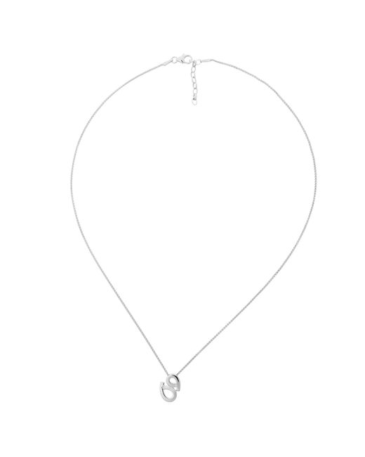 Orphelia Metallic 925 Sterling Chain With Pendant