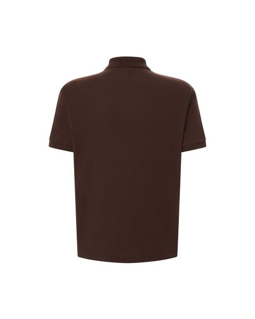 JHK Pique Regular Poloshirt (Chocolade) in het Brown voor heren