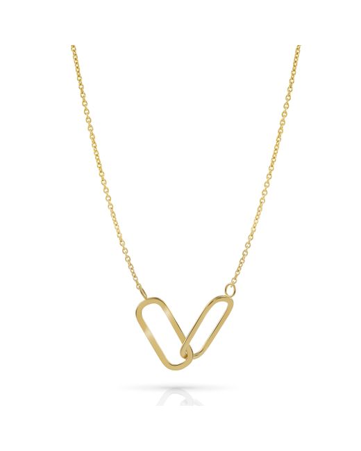 Orphelia Metallic 'Rose' 925 Sterling Set: Necklace + Earrings