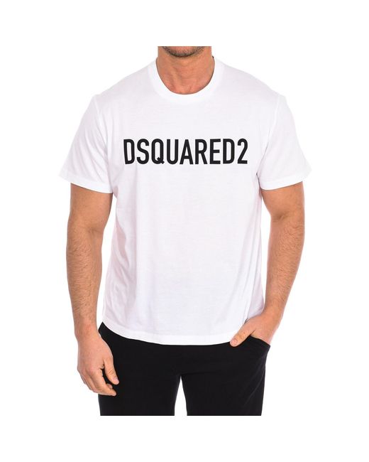 DSquared² White Short Sleeve T-Shirt S74Gd1184-S23009 for men