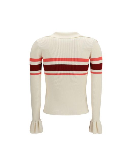 Self-Portrait Viscose Blouse in het White