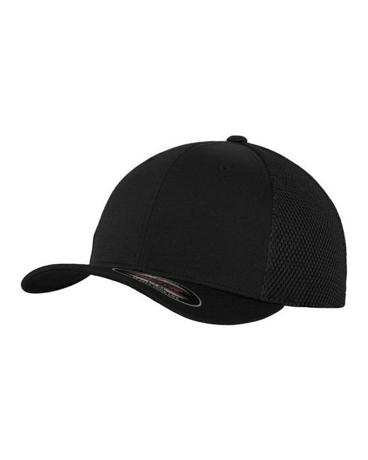 Flexfit Black "Tactel" Baseball-Mütze