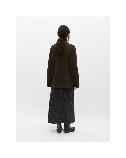 Object Objmali/S Lo Rollneck Pullover No in het Brown