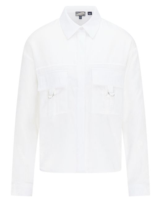 Dreimaster Blouse Dames Wit in het White