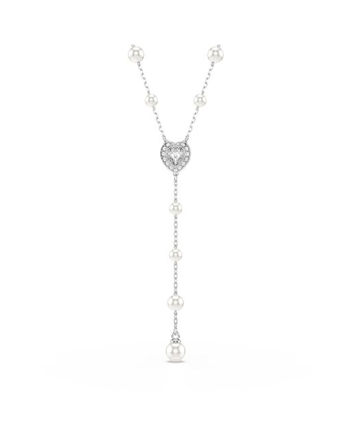 Swarovski White 'Ss25 Capsule' Base Metal Necklace