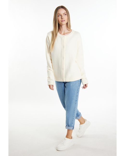 Dreimaster Vest Wolwit in het White