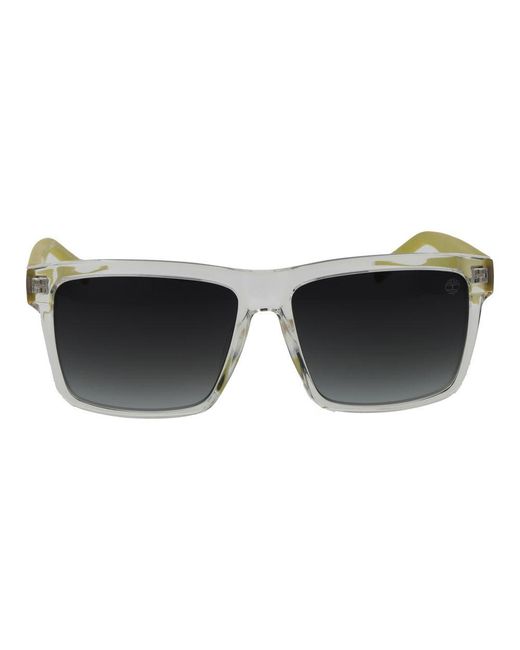 Timberland Green White Plastic Sunglasses for men
