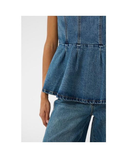 Gestuz Melu Top in het Blue