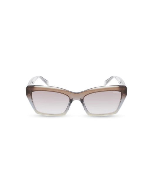 Police Metallic Brown Resin Sunglasses