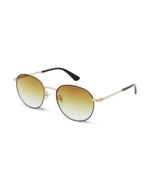 Police Metallic Gold Metal Sunglasses