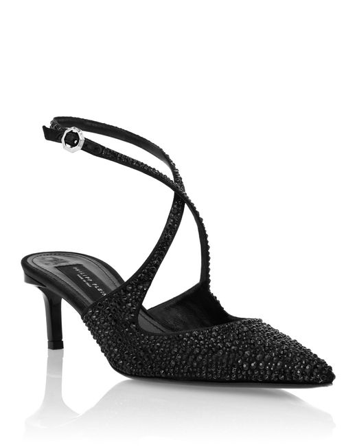 Philipp Plein Black Slingpumps
