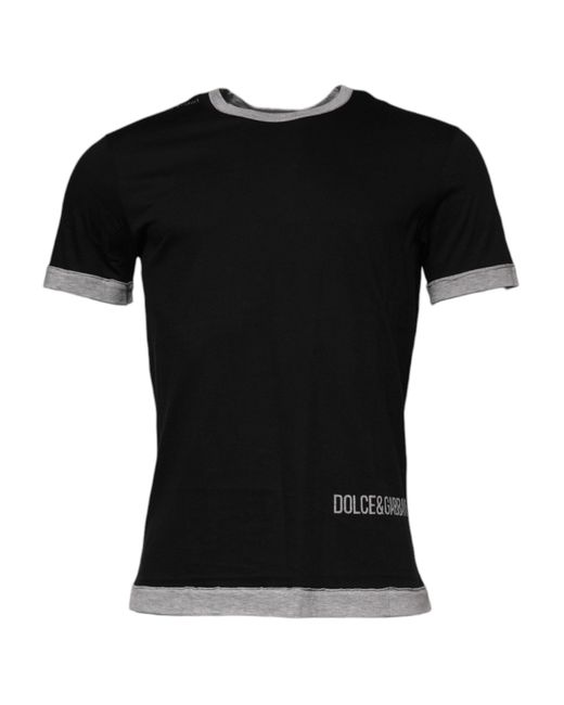 Dolce & Gabbana Dolce Gabbana T-Shirt in het Black voor heren