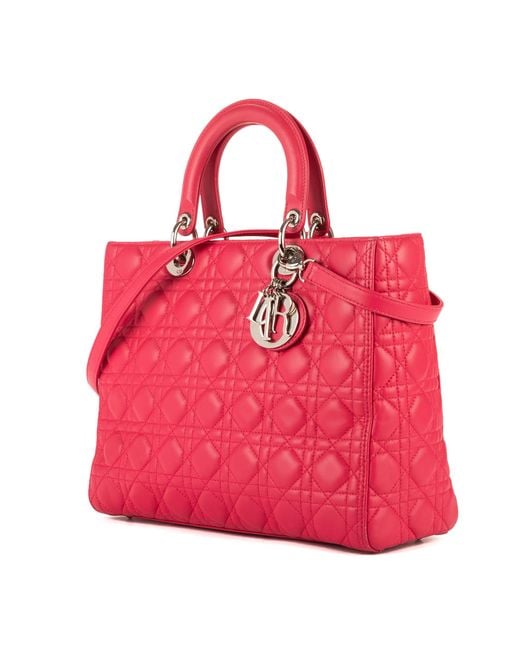 Dior Pink Lady Large Shoulder Bag