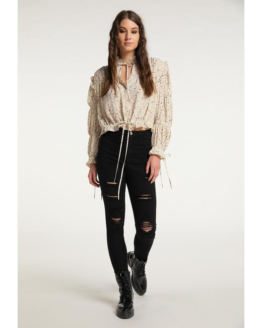 Mo My Rocks Blouse in het Natural