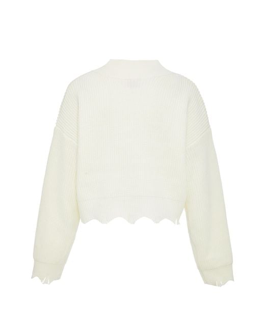myMo Jumper Wolwit in het White