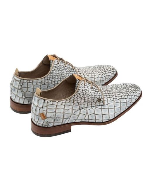 Rehab 2612306169-Greg Croco 5000-Sand in het Gray voor heren