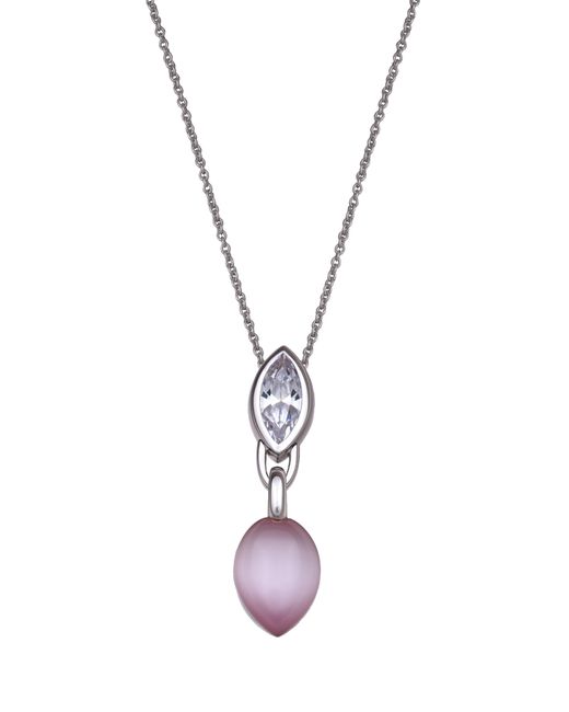 Orphelia Metallic 925 Sterling Chain With Pendant