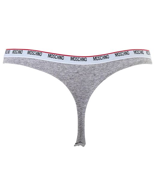 Moschino String Slip in het Gray