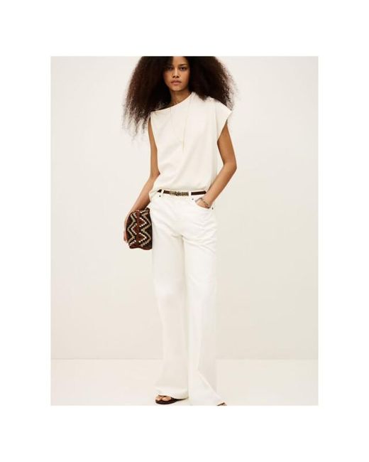 Ba&sh Allia T-Shirts 1E26Alli in het White