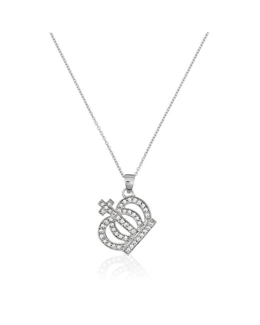 Orphelia Metallic 925 Sterling Chain With Pendant