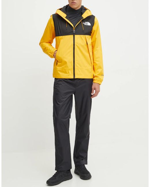 The North Face Windjack Voor in het Yellow voor heren