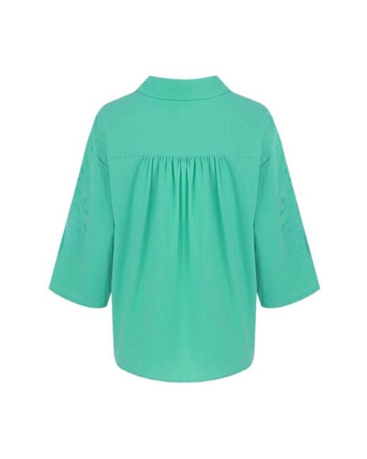 G-maxx Blouse Isaline Pool in het Green