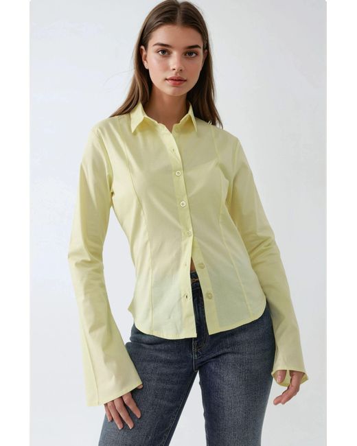 Hiccup Green Fitted Long Sleeve Shirt