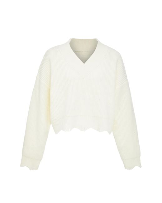 myMo Jumper Wolwit in het White